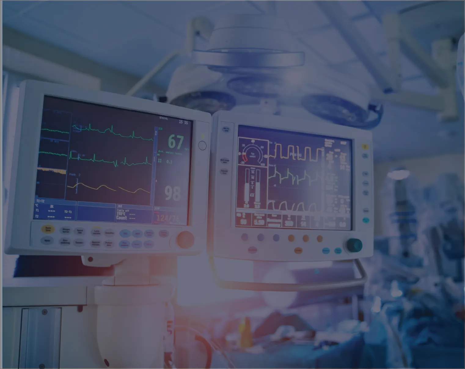 patient monitors in hospital