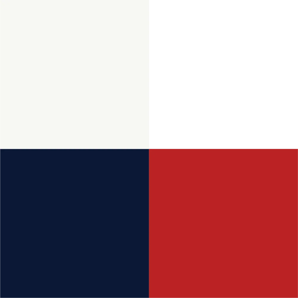 red blue white square icon